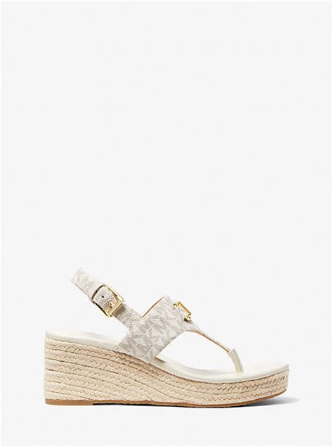 michael kors camila sandal|Camila Logo Sandal .